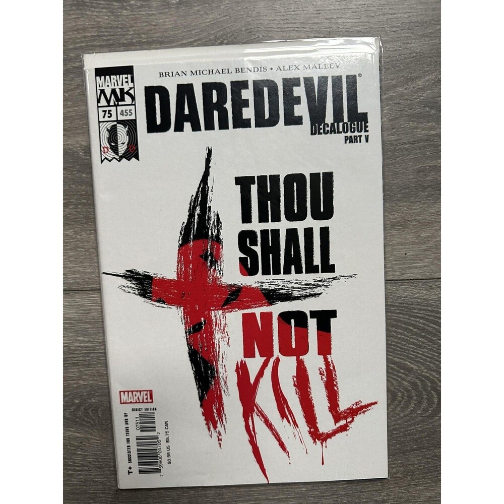 Marvel Daredevil #75 Single Issue Comic Thou Shall Not Kill Bendis Maleev Color